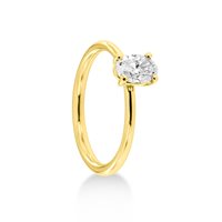 Anillo Lux Gioielli Mujer in Oro amarillo Diamante ANL3544;050;Q;GI
